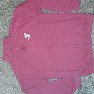 💛YMCA Quarter Zip Sweatshirt - L - Pink